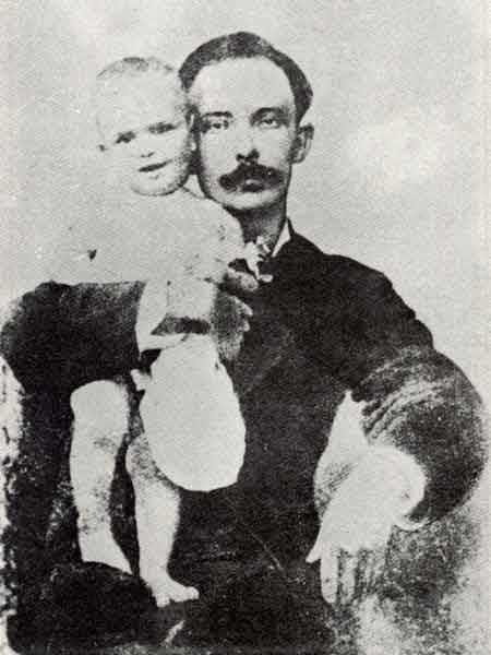 Retrato de Martí al ser condenado a seis años de prisión por infidencia.